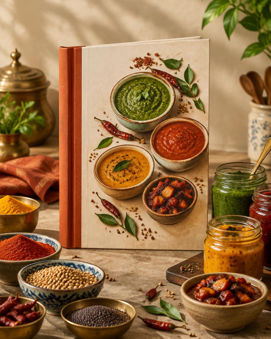 Skillovia recipe book and pantry jars